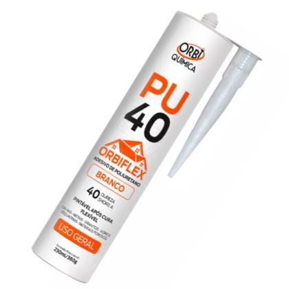 Imagem de Kit Com 4 Unidades Adesivo Poliuretano Orbiflex PU40 Uso Geral Pintável Após Cura Flexível Excelente