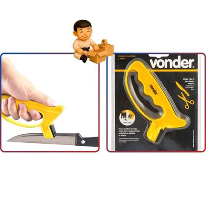 Imagem de Kit com 4 vonder afiador p/ facas c/videa