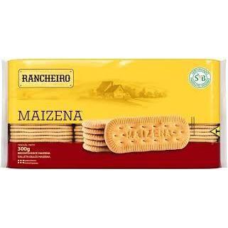 Imagem de KIT com 5 - Biscoito Rancheiro Maizena 300g - Zero leite / Zero Lactose.