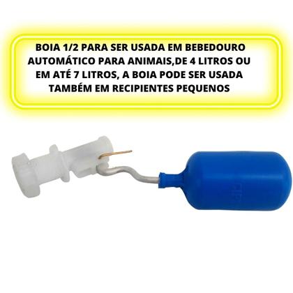 Imagem de Kit Com 5 Boia Torneira Para Bebedouro Automático Animais