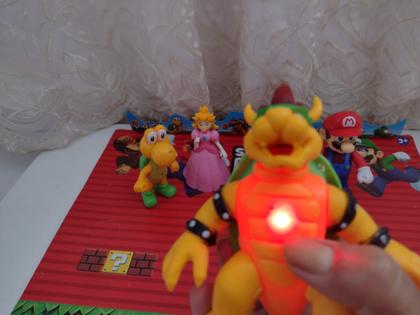Imagem de Kit Com 5 Bonecos 12cm Personagens Super Mario Luigi Yoshi
