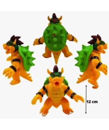 Imagem de Kit Com 5 Bonecos 12cm Personagens Super Mario Luigi Yoshi