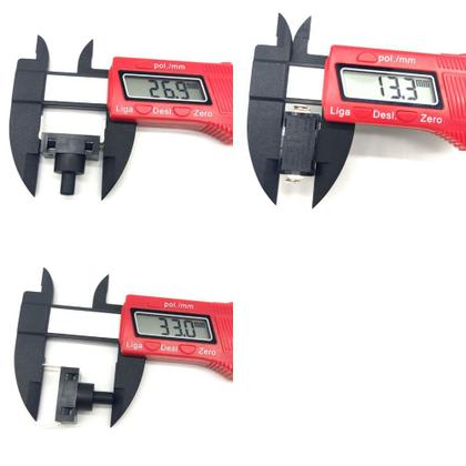 Imagem de Kit com 5 Botão Interruptor Chave Liga Desliga para Aspirador Electrolux Lite LIT31