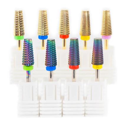 Imagem de Kit com 5 Brocas de Carboneto de Tungstênio para Unhas - Acessórios para Lixa Elétrica