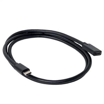 Imagem de Kit com 5 Cabo Extensor Usb-C 4K60Hz Para Transferência De Dados 50CM