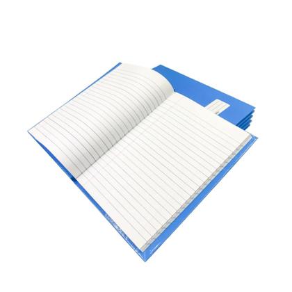 Imagem de Kit com 5 Cadernos Brochura Capa Dura 1/4 Azul com 96 Folhas Costurado - Brimpress