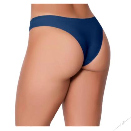 Imagem de Kit Com 5 Calcinhas Tanga Sem Costura Corte Laser Atacado