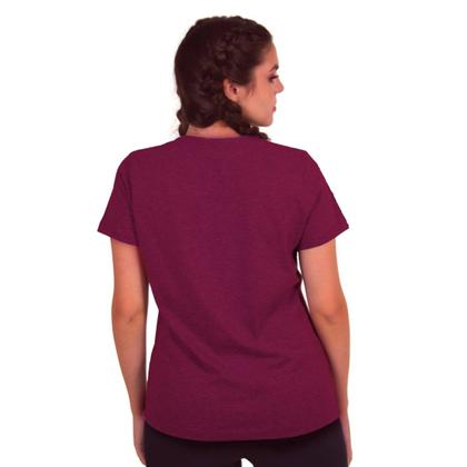 Imagem de Kit Com 5 Camisetas Básicas Femininas Baby Look 100% Algodão