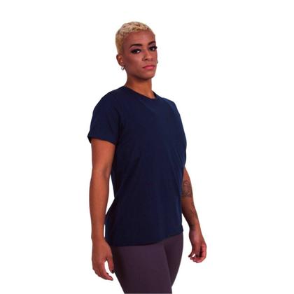 Imagem de Kit Com 5 Camisetas Básicas Femininas Baby Look 100% Algodão