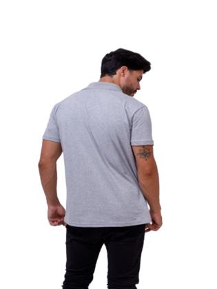 Imagem de Kit Com 5 Camisetas Gola Polo 100% Algodão