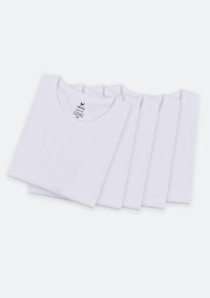 Imagem de Kit Com 5 Camisetas Masculinas Básicas Slim