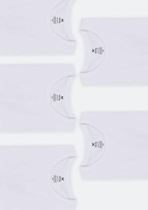 Imagem de Kit Com 5 Camisetas Masculinas Básicas Slim