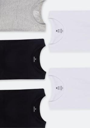 Imagem de Kit Com 5 Camisetas Masculinas Básicas Slim