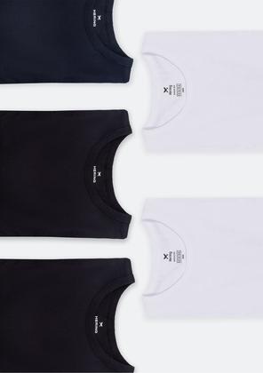 Imagem de Kit Com 5 Camisetas Masculinas Básicas Slim