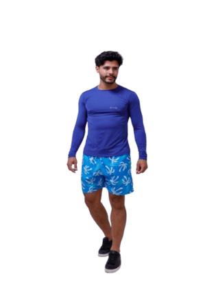 Imagem de Kit Com 5 Camisetas Termica Com Proteção UV Manga Longa