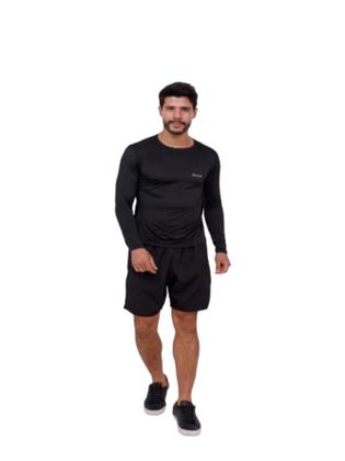 Imagem de Kit Com 5 Camisetas Termica Com Proteção UV Manga Longa