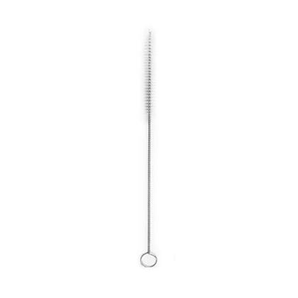 Imagem de Kit com 5 Canudos em Aço Inox 22 cm Milk Shake 12mm + Escova de Limpeza Frigopro