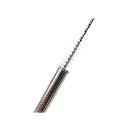 Imagem de Kit com 5 Canudos em Aço Inox 22 cm Milk Shake 12mm + Escova de Limpeza Frigopro