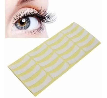 Imagem de Kit Com 5 Cartelas Com 10 Pares Adesivo Protetor Para Cílios