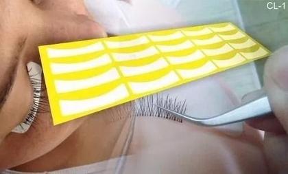 Imagem de Kit Com 5 Cartelas Com 10 Pares Adesivo Protetor Para Cílios