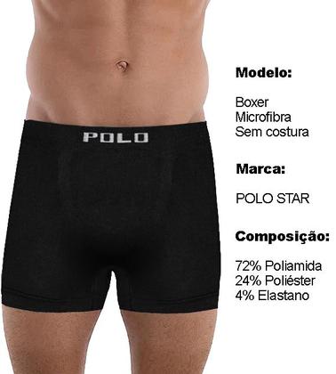 Imagem de Kit com 5 Cuecas Box Polo Star Sortida Masculina