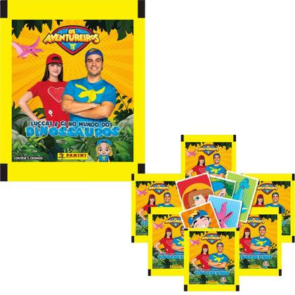 Imagem de Kit Com 5 Envelopes Para Luccas Neto e Gi Mundo Dino Panini