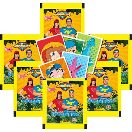 Imagem de Kit Com 5 Envelopes Para Luccas Neto e Gi Mundo Dino Panini