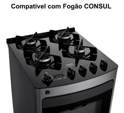 Imagem de Kit Com 5 Espalhadores Tampinha Boca Fogão Cooktop Brastemp Ative