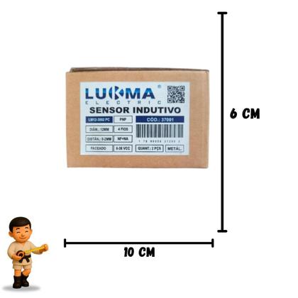 Imagem de Kit com 5 lukma sensor indutivo lm18-3005pc 6-36vdc (faceado) pnp (37003)