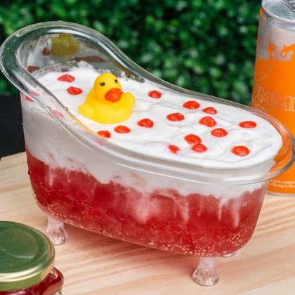 Imagem de Kit com 5 Mini Banheiras de Acrílico 500ML para Drinks e Decoração de Festa