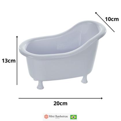 Imagem de Kit com 5 Mini Banheiras de Acrílico 500ML para Drinks e Decoração de Festa