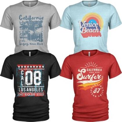 Imagem de Kit com 5 Peças Camisa Camisetas Masculino Originais