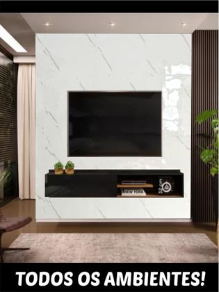 Imagem de Kit com 5 placas marmore adesivas alto brilho parede