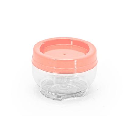 Imagem de Kit Com 5 Potes Organizadores 155ml Cores Lindas Empilha Fácil Gira e Trava Plasútil