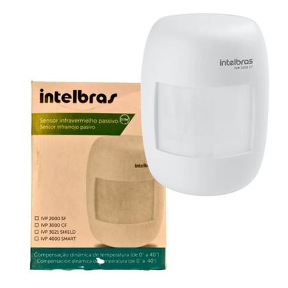 Imagem de Kit com 5 Sensor IVP 3000 CF Intelbras 100M de Cabo Incluso