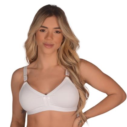 Imagem de Kit com 5 Soutien Sutiã Sem Bojo Reforçado Revenda Atacado Ref  066 CORES SORTIDAS