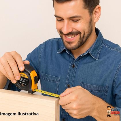 Imagem de Kit com 5 trena curta elastica 5 mx 18mm estojo embor sparta