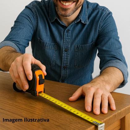 Imagem de Kit com 5 trena curta elastica 5 mx 18mm estojo embor sparta