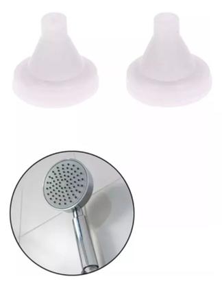 Imagem de Kit Com 50 Bicos Silicone De Chuveiro Ducha Slim A Gás Quadrado Inox Reparo