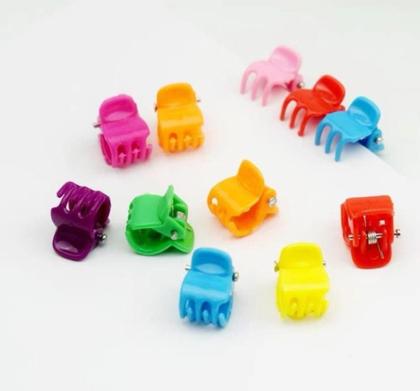 Imagem de Kit com 50 mini presilhas infantil para cabelo