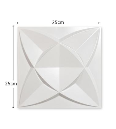 Imagem de Kit com 50 Placas 25x25cm 3D Decorativa Dakar Revestimento Plástico PVC Auto Relevo