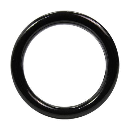 Imagem de Kit Com 50 Unidades De Argola 11,5cm Preta Para Artesanato Multiuso