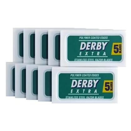 Imagem de Kit Com 500 Lâminas Derby Extra Platinum 10 Cartelas Com 50 Unidades