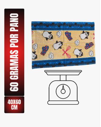 Imagem de Kit Com 5un, Pano De Prato, Copa Felpudo Atoalhado, Estampas Variadas, 40x60cm, 60g, 85% Algodão