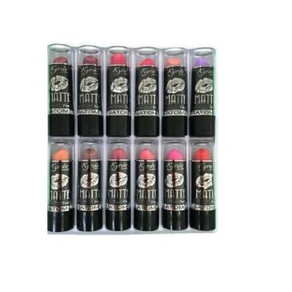 Imagem de Kit com 6 Batom Bastão Matte Kyrav Coloridos
