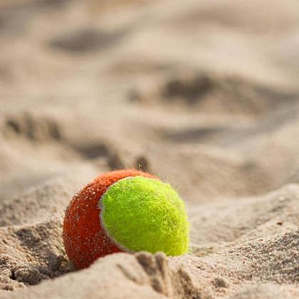 Imagem de Kit com 6 Bolas para Beach Tennis Vg Plus