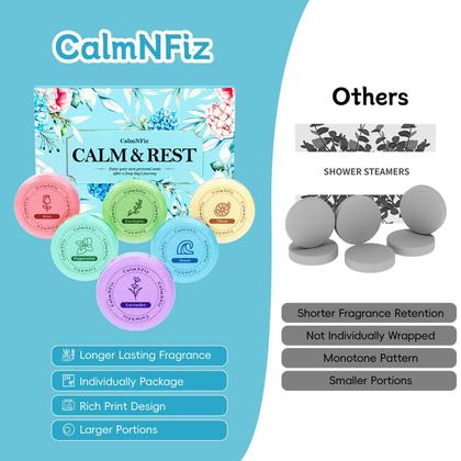 Imagem de Kit com 6 Bombas de Banho CalmNfiz - 6 Aromas Relaxantes