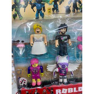 Imagem de Kit com 6 Bonecos noiva ROBLOX articulado 12 cm- com acessórios lançamento inédito roblox noiva meninas  Entrega