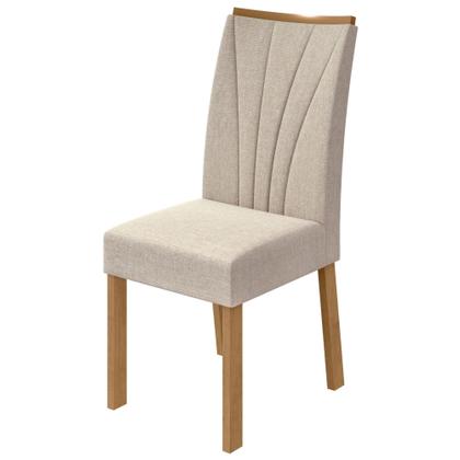 Imagem de Kit com 6 Cadeiras para Sala de Jantar Estofadas Apogeu