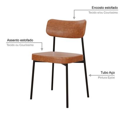 Imagem de Kit com 6 Cadeiras para Sala de Jantar Mona Yescasa